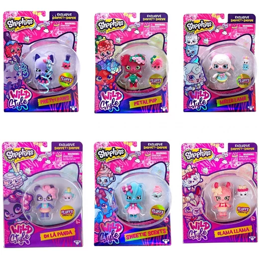 Rosha Shopkins Shoppets Pack-pink Labrador, for Kids, Assorted Rosha Shopkins Shoppets Pack-pink Labrador, for Kids, Assorted