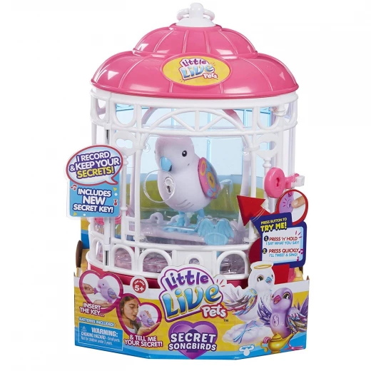 Rosha Little Live Pets S7 Bird with Cage - Dreamy Genie Rosha Little Live Pets S7 Bird with Cage - Dreamy Genie
