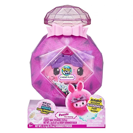 Pikmi Pops Cheeki Puffs - Fuzzin The Bunny - 1pc Large 18cm Pikmi Pops Cheeki Puffs - Fuzzin The Bunny - 1pc Large 18cm