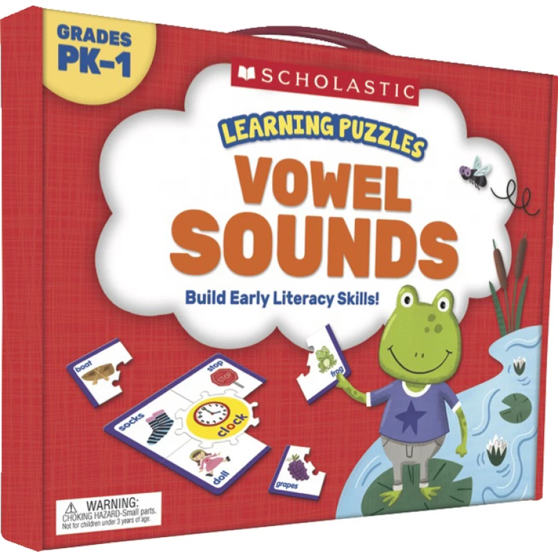 Scholastic Learning Puzzles: Vowel Sounds - سكولاستيك