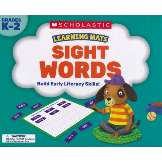 Scholastic Sight Words Learning Mats Build Early Literacy Skills! Scholastic Sight Words Learning Mats Build Early Literacy Skills!