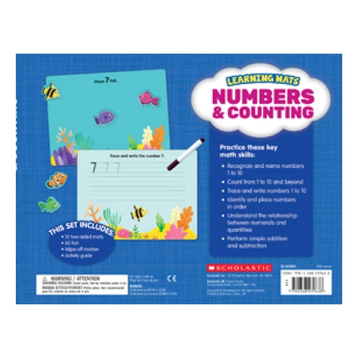 Scholastic  Learning Mats: Numbers & Counting-Paperback - سكولاستيك - Image 2