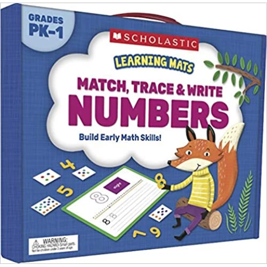 Scholastic Learning Mats: Match, Trace & Write Numbers Scholastic Learning Mats: Match, Trace & Write Numbers