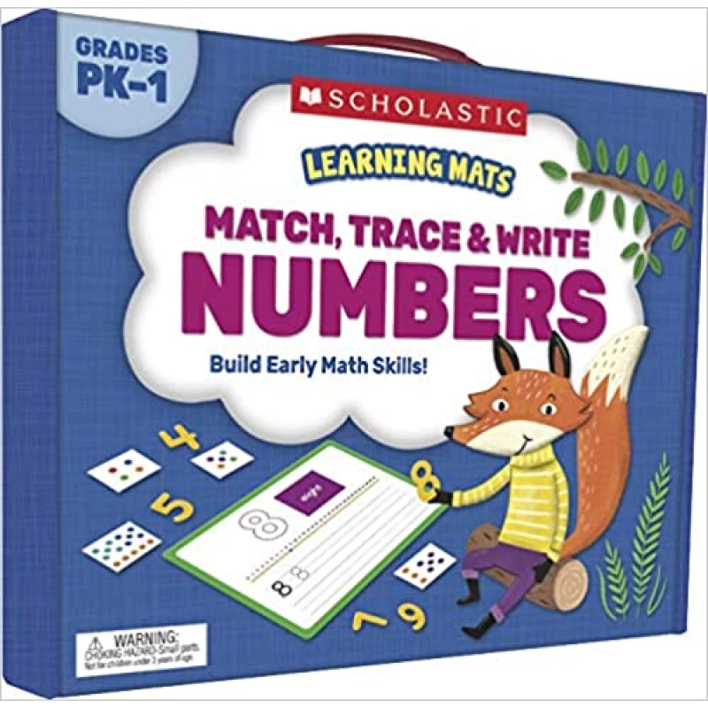 Scholastic  Learning Mats: Match, Trace & Write Numbers - سكولاستيك