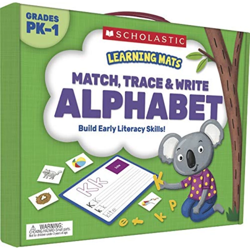 Scholastic  Learning Mats: Match, Trace & Write the Alphabet - سكولاستيك