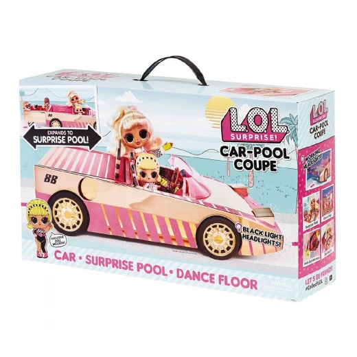Car-pool Coupe With Doll Surprise Pool & Dance Floor - مفاجأت ال او ال - Image 2
