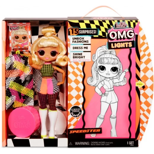 L.O.L Surprise! O.M.G. Lights Speedster Fashion Doll with 15 Surprises L.O.L Surprise! O.M.G. Lights Speedster Fashion Doll with 15 Surprises