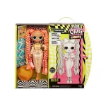 L.O.L. Surprise! O.M.G. Lights Dazzle Fashion Doll with 15 Surprises, Multi - مفاجأت ال او ال