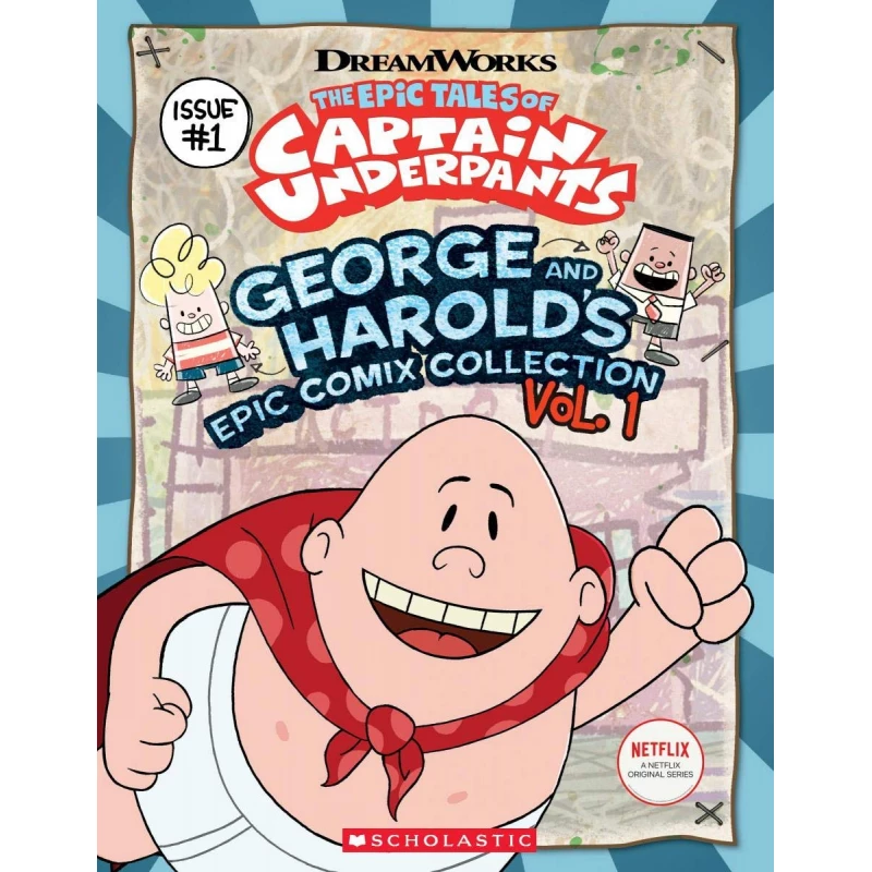 Scholastic George and Harold's Epic Comix Collection Vol. 1 (Epic Tales of Captain Underpants TV) - سكولاستيك