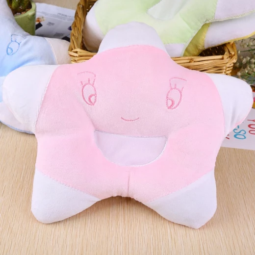 Baby Star Shape Pillow - Anti Roll Cushion - Bedding Cushion - Pink Baby Star Shape Pillow - Anti Roll Cushion - Bedding Cushion - Pink