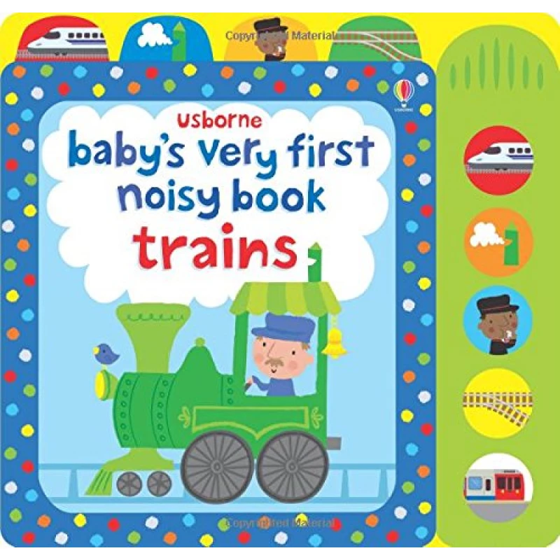Usborne Baby's Very First Noisy Book Train - يو إس بورن