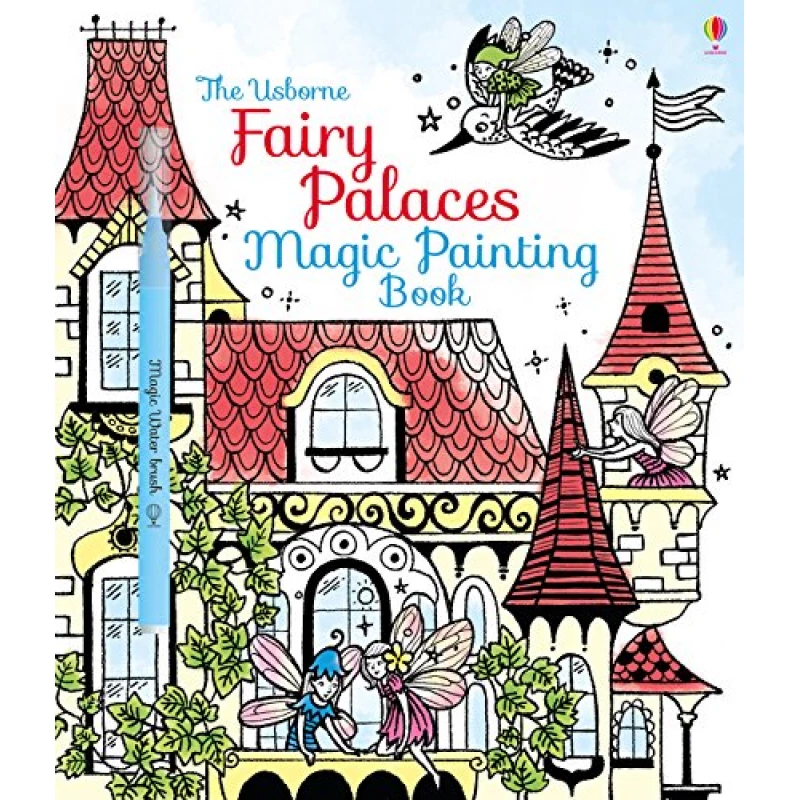 Usborne Fairy Palaces Magic Painting Book - يو إس بورن