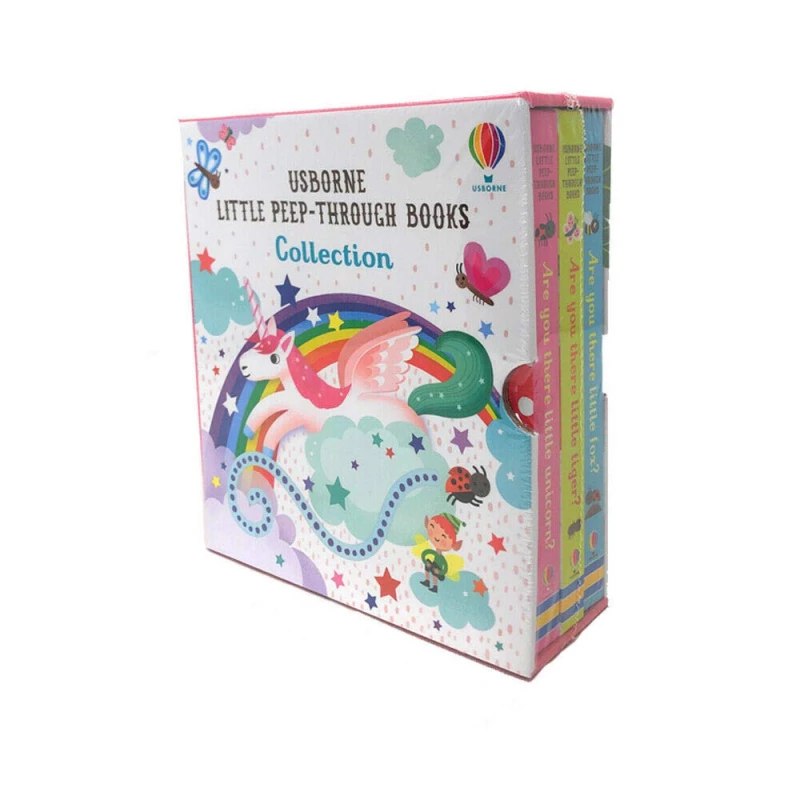 Usborne Little Peep-through 3 Book Box Set Collection - يو إس بورن