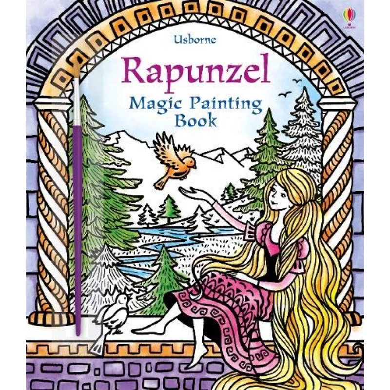 Usborne Magic Painting Rapunzel - يو إس بورن