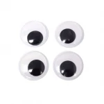 Foska Kids Craft 15 Millimeter Wiggly Eyes - فوسكا