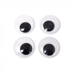 Foska Kids Craft 15 Millimeter Wiggly Eyes