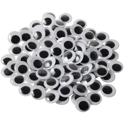 Foska Kids Craft 15 Millimeter Wiggly Eyes - فوسكا - Image 2