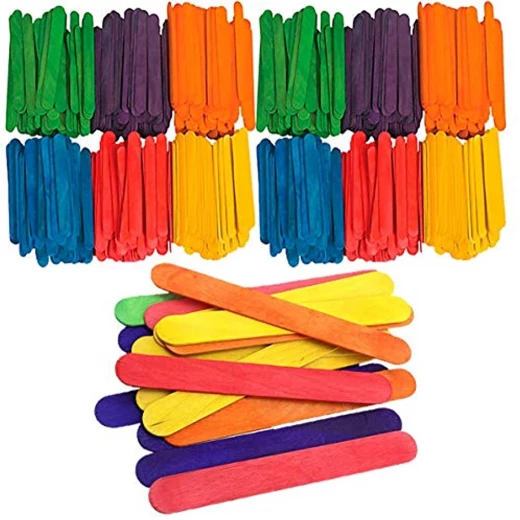 Foska Wooden Colored Popsicles Foska Wooden Colored Popsicles
