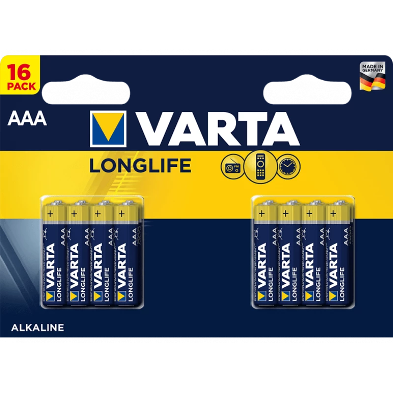 Varta Batteri Longlife AAA 16-pak - فارتا