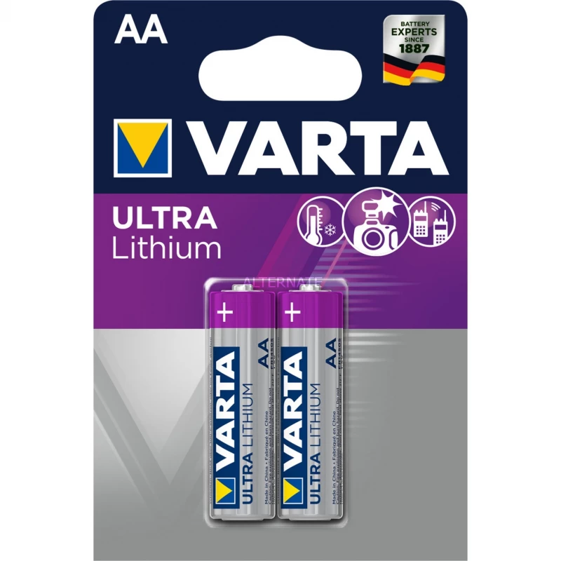 Varta 2x 1.5V 6106 Single-use battery AA Lithium - فارتا
