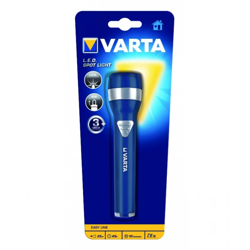 Torch Varta Led Spot Light 2AA Lr6 - فارتا