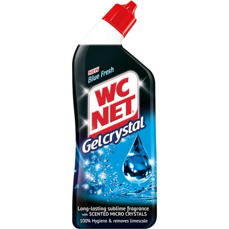 جل منظف المرحاض WC Net Crystal Blue Fresh 750ml - دبليو سي نت