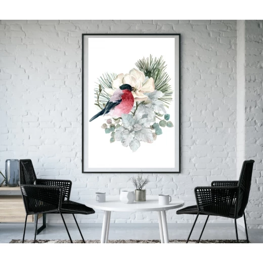 ExtraOrdinary Decorative Wood Framed Wall Art Prints, Blue Bird, A3 - إكسترا أورديناري - Image 9