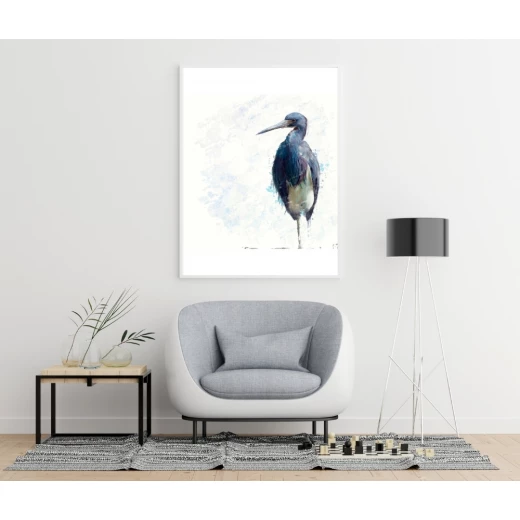 ExtraOrdinary Decorative Wood Framed Wall Art Prints, Blue Bird, A3 - إكسترا أورديناري - Image 7