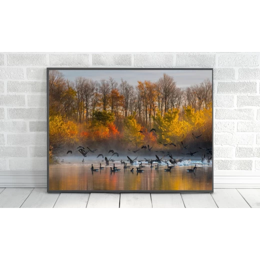 ExtraOrdinary Decorative Wood Framed Wall Art Prints, Mix Fall Posters, A4 size ExtraOrdinary Decorative Wood Framed Wall Art Prints, Mix Fall Posters, A4 size