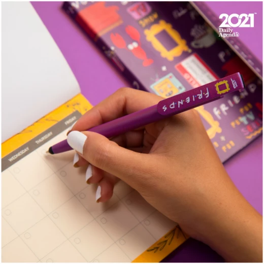 Mofakera Agenda Set - Friends for 2021 Year - مفكرة - Image 7