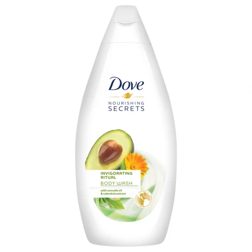 Dove Nourishing Secrets Invigorating Ritual Body Wash, With Avocado Oil and Calendula Extract, 500 ML Dove Nourishing Secrets Invigorating Ritual Body Wash, With Avocado Oil and Calendula Extract, 500 ML