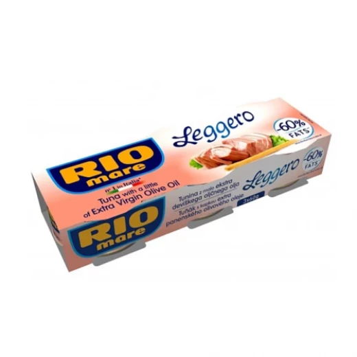 Rio Mare TUNA light of Extra Virgin OO 60GX3 Rio Mare TUNA light of Extra Virgin OO 60GX3