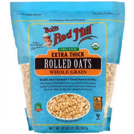 Bob's Red Mill Extra Thick Rolled Oats (907 Gram) Bob's Red Mill Extra Thick Rolled Oats (907 Gram)