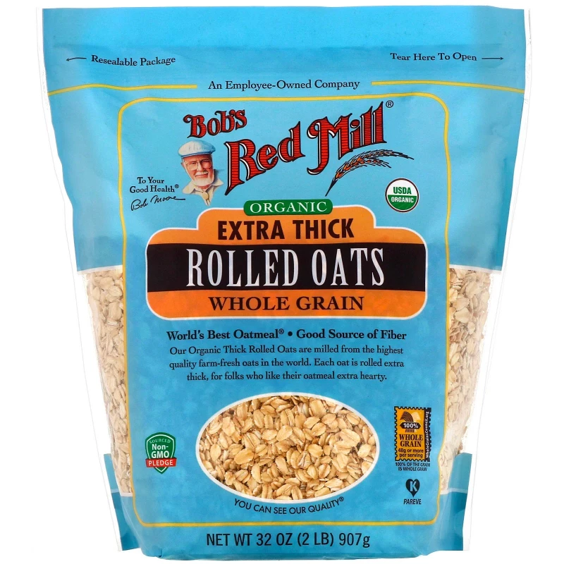 Bob's Red Mill Extra Thick Rolled Oats (907 Gram) - بوبز ريد ميل