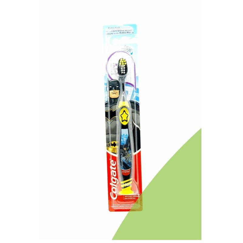 Colgate Toothbrush Batman , Extra Soft Junior 6+ - كولجيت
