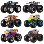 سيارة هوت ويلز مونستر تركس تايغر شارك معدنية (Die-Cast) بعجلات عملاقة للأطفال – قطعة واحدة - هوت ويلز