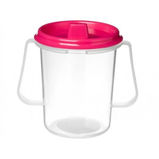 Sistema Drink cup with lid and spout 250 ml pink Sistema Drink cup with lid and spout 250 ml pink