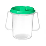 Sistema Drink cup with lid and spout 250 ml Green - سيستما