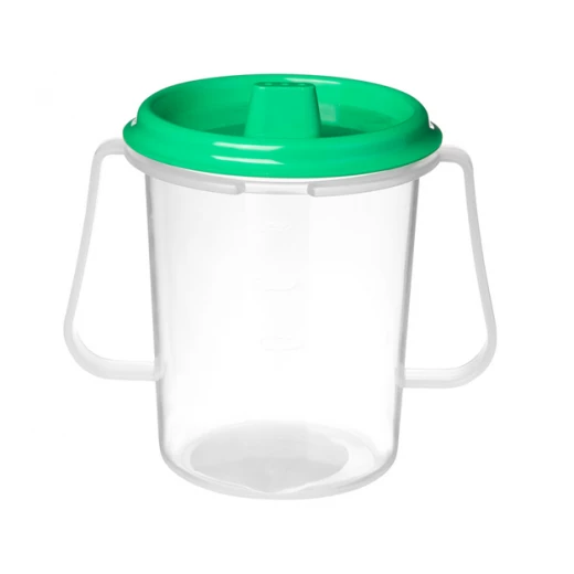 Sistema Drink cup with lid and spout 250 ml Green Sistema Drink cup with lid and spout 250 ml Green