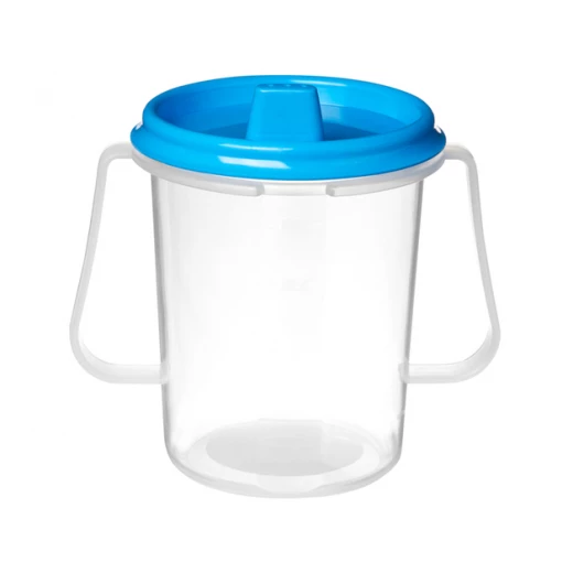 Sistema Drink cup with lid and spout 250 ml Blue Sistema Drink cup with lid and spout 250 ml Blue