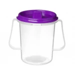 Sistema Drink cup with lid and spout 250 ml Purple - سيستما