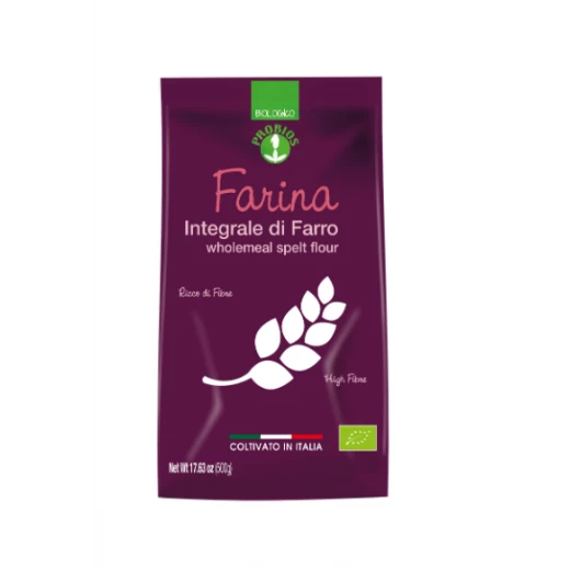 Probios Organic Whole Spelt Flour 500g Probios Organic Whole Spelt Flour 500g