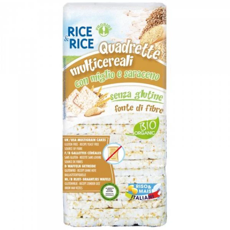 Probios Rice & Rice  Organic Multigrain squares - بروبيوس