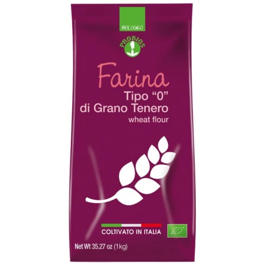 Probios Organic Type 0 Wheat Flour 1Kg Probios Organic Type 0 Wheat Flour 1Kg