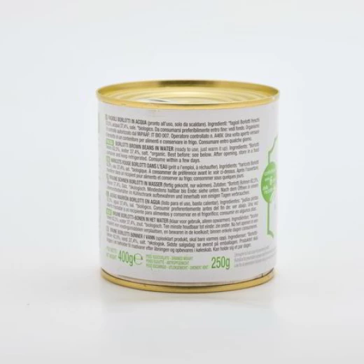 IL Nutrimento Organic Borlotti Brown Beans in Water 400g - إل نيوتريمينتو - Image 3