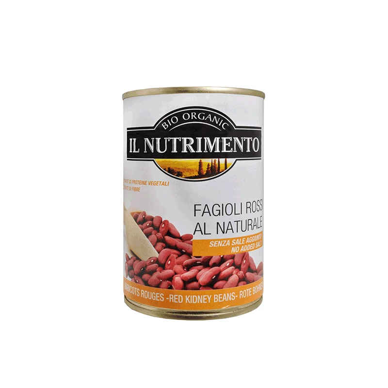 IL Nutrimento Organic Red Kidney Beans in Water 400g - إل نيوتريمينتو