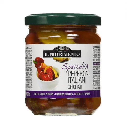 IL Nutrimento Organic Grilled Sweet Peppers 190g IL Nutrimento Organic Grilled Sweet Peppers 190g