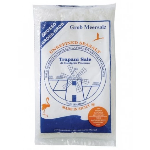 Probios Trapani Unrefined Sicilian Sea salt Course 1 kg Probios Trapani Unrefined Sicilian Sea salt Course 1 kg