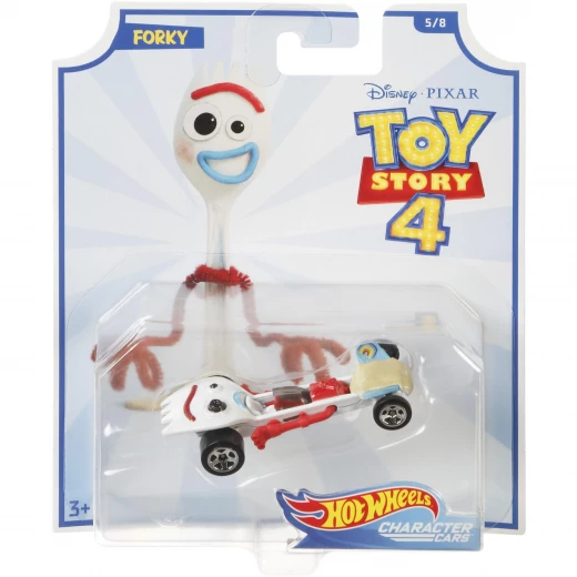 Disney Pixar Toy Story 4 Hot Wheels Character Cars - Forky Disney Pixar Toy Story 4 Hot Wheels Character Cars - Forky