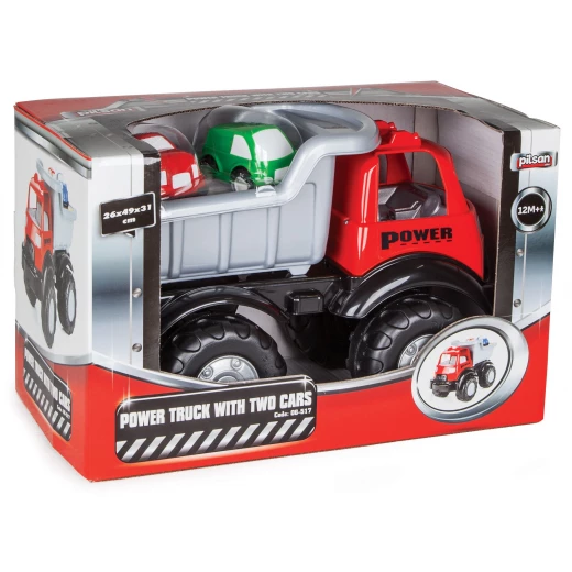 Pilsan Power Truck with Two Cars Pilsan Power Truck with Two Cars